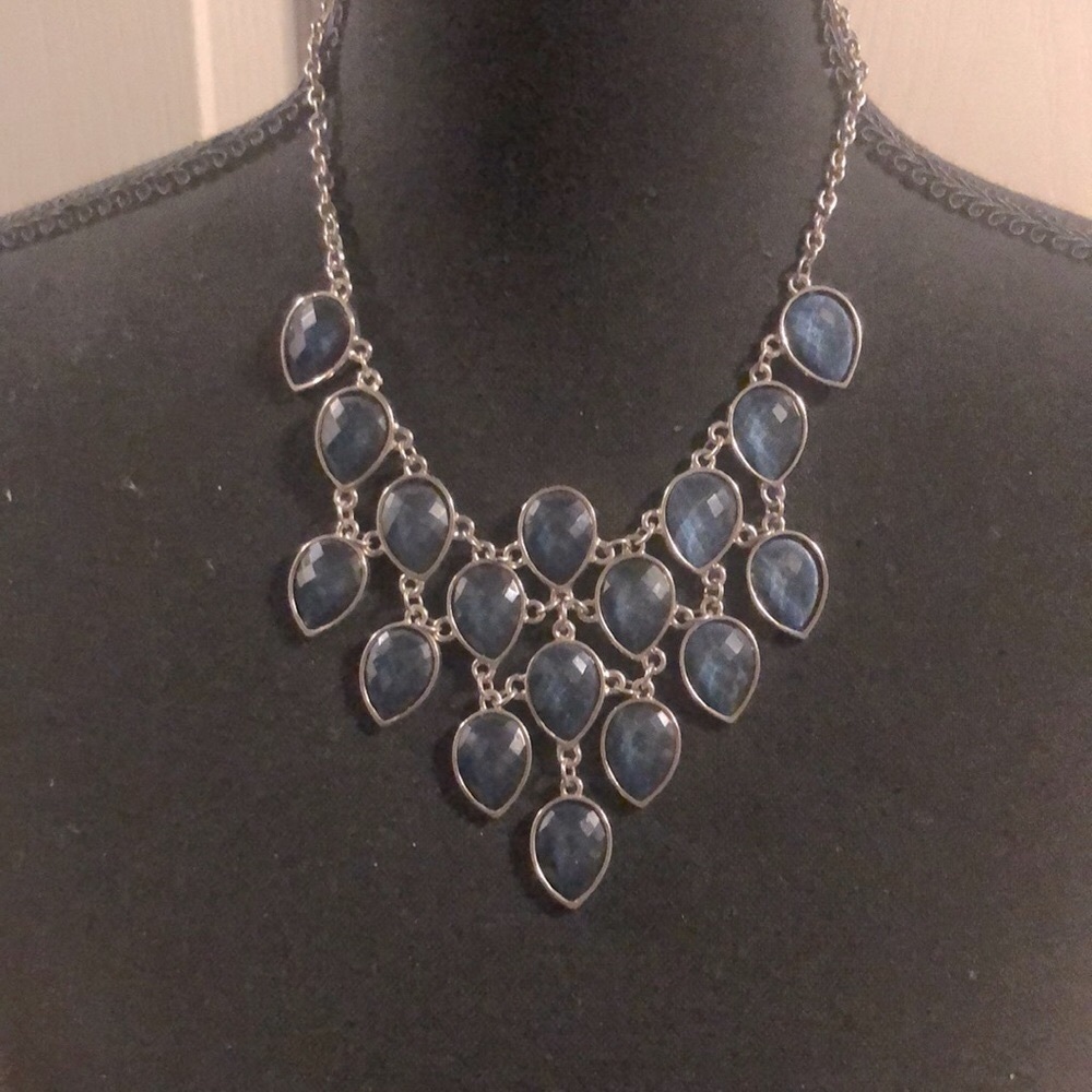 Dark blue necklace formal or casual